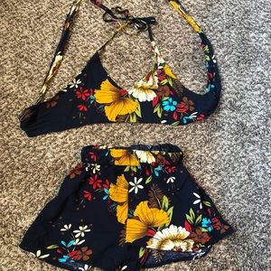 floral two piece set